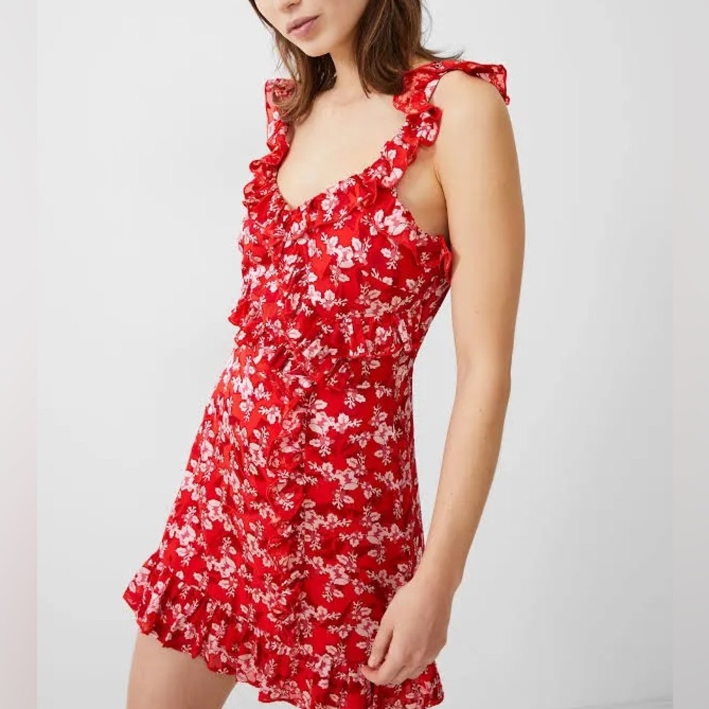French Connection Eliana Ruffled Burnout Dress ❤️
